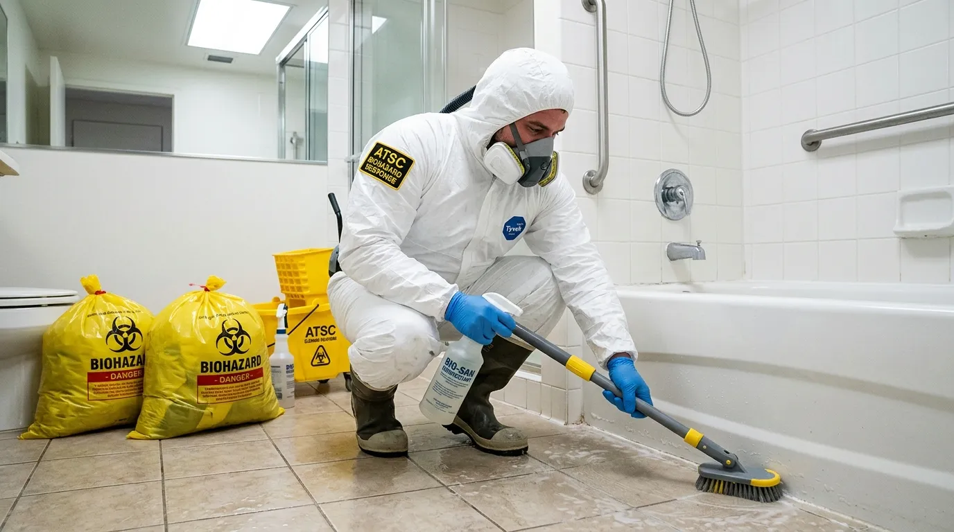 Decontamination equipment deployed for Blood Cleanup in Bellview